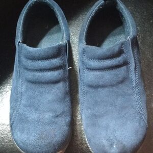 Route 66 Women's Blue Suede Shoes Slip On Leather  Size 7.5